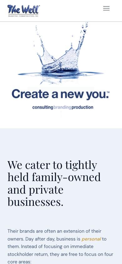 Look Into the Well — built by WTX Labs, mobile view
